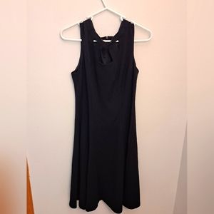 Sleeveless black dress